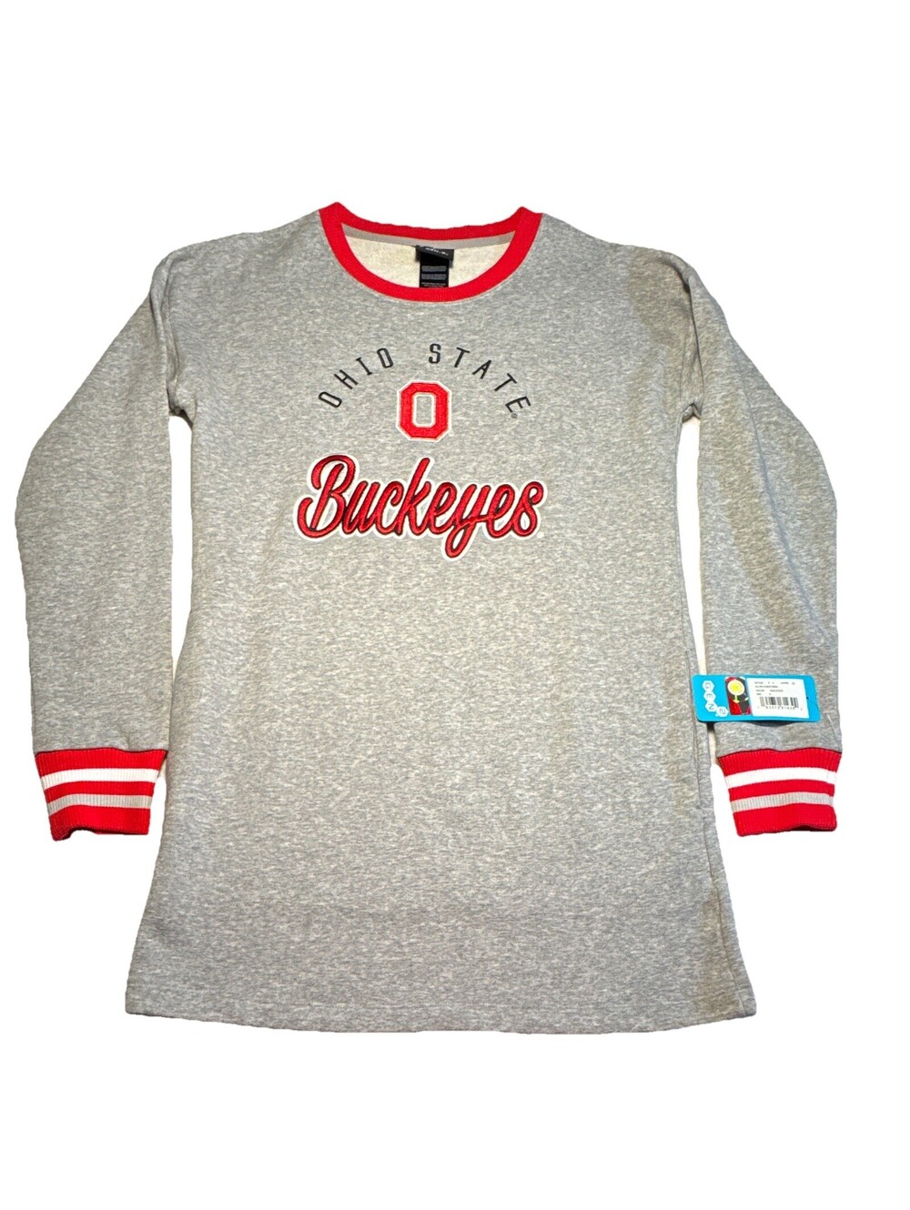 Juniors by Gen-2 Ohio State Women’s All Pro LS Sweater Dress M NWT